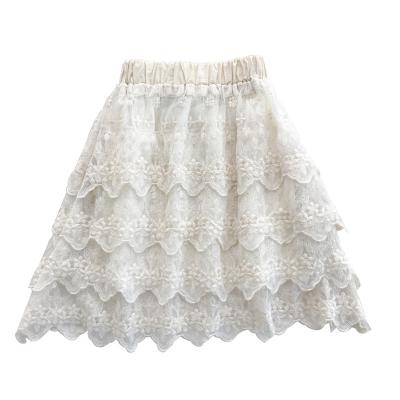 China H4590 Multi Layers / Lovely New Spring Breathable Wholesale Design Lace Up Skirt For Girls for sale