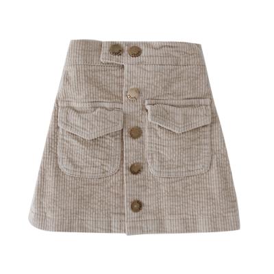 China 3797 Winter/Autumn Breathable Boutique Corduroy Babies Warm Skirt for sale