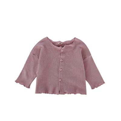 China Breathable Style 3116/New Solid Color Knit Cardigan Kids Tops for sale