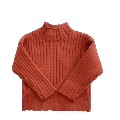 China 4139 Breathable Children Girl Sweater , New Design O-neck Little Kids Girl Sweater for sale