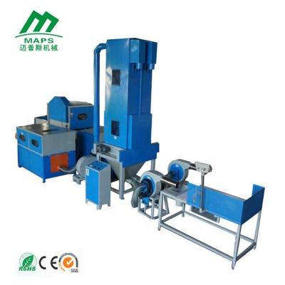 China Pillow Filling Feeder Care Recycle Foam Cutter Textile Pillow Cushion Filling Machine Polyester Fiber Home Carding Machine With Ladder Table for sale