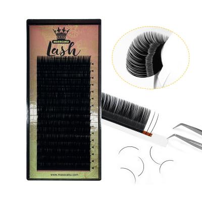 China Natural Soft Customized All Size Classic Eyelash Lashes Customized Classic Lashes With Box Packaging Lash Extensions Mixed Length for sale