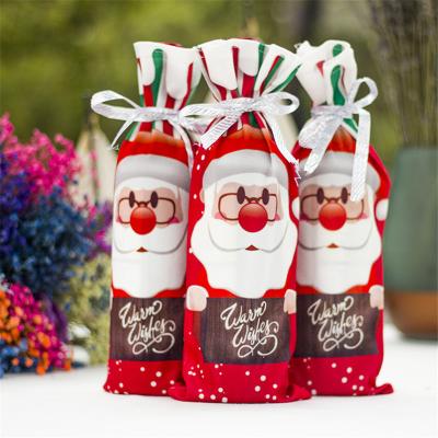 China Creative Merry Christmas Decor Wine Bottle Cover Christmas Decorations For Christmas Stocking Gift New Year Home Decor for sale