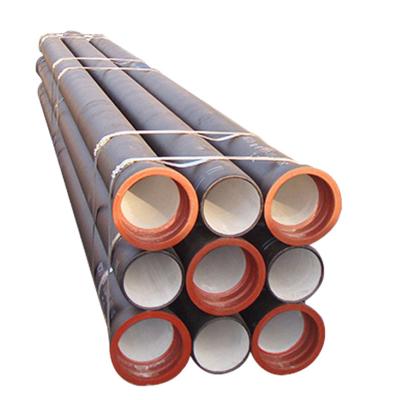 China Sewage Water/ Dringking water Drainage Pipe Ductile Iron Casting Iron Pipe Bitumen Coating Iron Pipe for sale