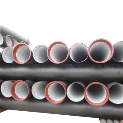 China Sewage Water/ Dringking water K7 K8 K9 En545 En598 Cement Lined T Type Ductile Iron Pipe for sale