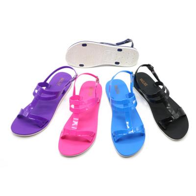 China Hot Selling Steel Toe China Factory Women Summer Flat Shoes Fashion Lady Lady Slipper Casual Sandals for sale