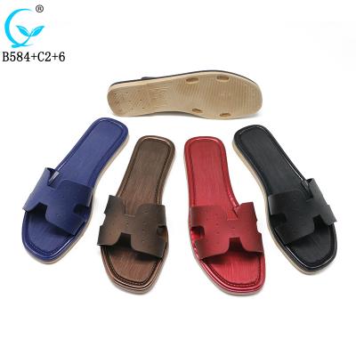 China Fashion Promotional Cheap Price Anti-slippery Ladies Indoor Slipper Ladies Indoor Outdoor Women Slide Sandals for sale