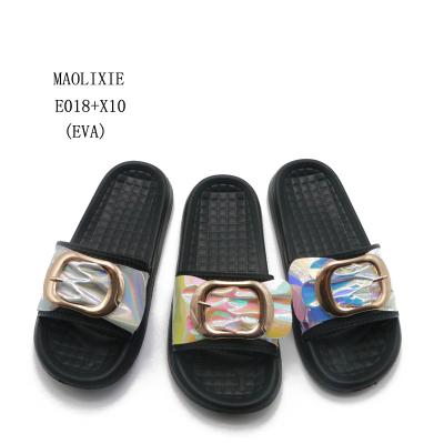 China Fashion Trend Factory Wholesale Slips Original Designer Custom Ladies Soft Black Unique Women Slippers for sale