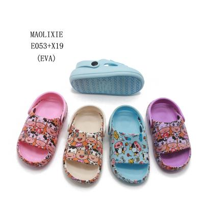 China Fashion Anti-skid EVA Children Slide Sandals Cute High Quality Flat Popular Kids Shoes Sandals for sale