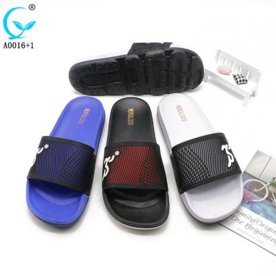 China Wholesale High Quality PVC Breathable Slides Sandals Men Slides Casual Slippers Chappals Shoes for sale