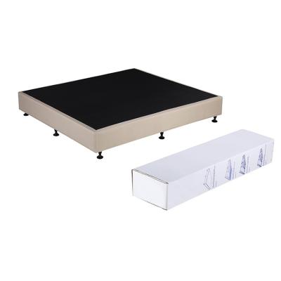 China Wholesale High Quality KD Structure High Grade Fabric Black Storage Bed Base King Size for sale