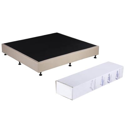 China KD Structure OEM Accepted Customized High Grade Fabric Morden Design Storage Bed Wooden Base for sale