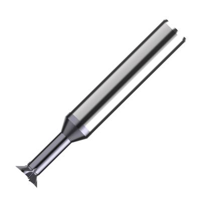 China HRC 55/60 Solid Carbide Solid Carbide CNC Shank Dovetail End Mill Straight Cutter Sizes With Coating for sale