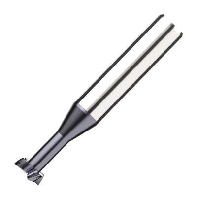 China Grit Micro Carbide HRC Milling Cutter 60 T Slot T-Notching Cutting Tools For Aluminum for sale