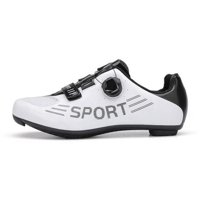 China Fast Cycling 2022 New Carbon Fiber Sole Bicycle Outdoor Lock Shoes For Sports Racing Cycling Shoes Road Cycling Shoes for sale