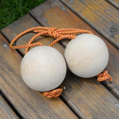 China Climbing Finger Strength Training Exerciser Indoor Wooden Climbing Ball For Rock Climbing Lover for sale