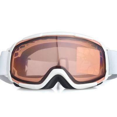 China Custom Made TPU Anti-fog/Waterproof/uv400 Logo Strong Eyes Protection Ski Goggles Frame Magnetic Ski Glasses for sale