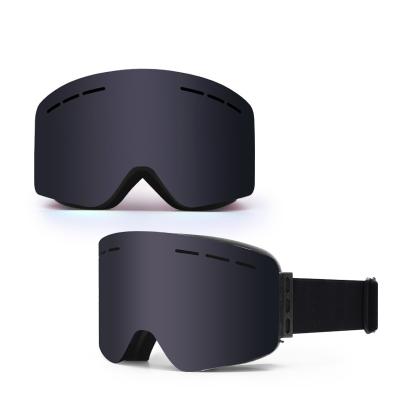 China Anti UV / Waterproof OEM ODM uv400 Snowboard Magnetic Mirrored Glasses Ski Mountaineering Goggles for sale