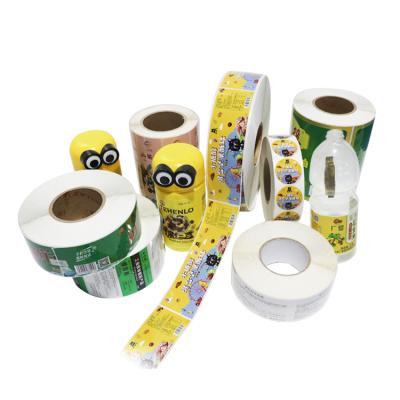 China Factory direct sales waterproof custom cartoon adhesive sticker kids pour gel shampoo cute label for sale