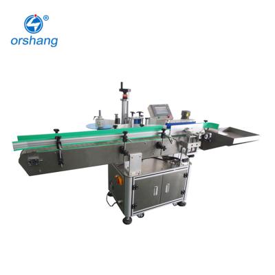 China Automatic Food Sticker Lip Balm Labeling Machine Maker for sale