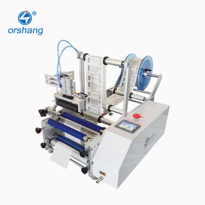 China Given food surface labeling machine semi-automatic camber factory make with CE; adhesive labeling machine for sale