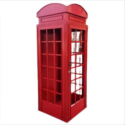 China Wedding Wedding Event Supplies British Antique Telephone Booth Decoration for sale