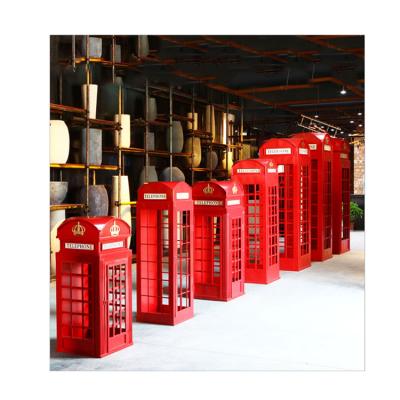 China Marry Wedding Decoration Metal London Pink Phone Booth For Sale for sale