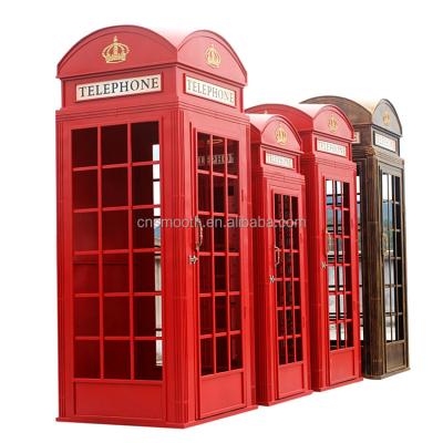 China Hotel Europe Style London Wedding/Banquet/Telephone Booth For Sale /Phone Booth Street Photography Backdrop for sale