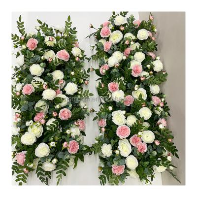 China Runner Wedding Flower Arrangements Panel Table Flower Easy Decorative SMOOTH To Wedding Table Centerpiece for sale