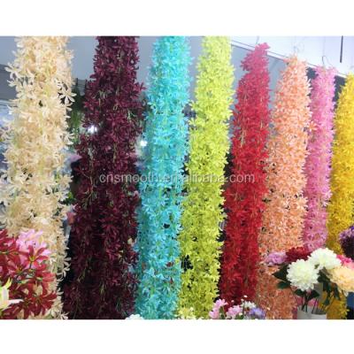 China Wedding Wedding Decoration Wisteria Artificial Long Hanging Flower for sale