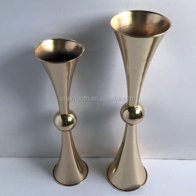 China Wedding/Banquet/Hotel Wedding Decoration Flower Vase Metal Table Centerpieces for sale