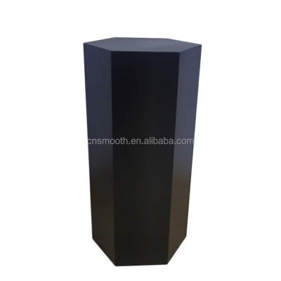 China Hot Sale Acrylic Cake Stand Black Wedding Acrylic Pedestals Acrylic Wedding Pedestal Display Stand For Sale for sale