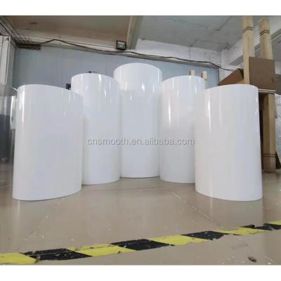 China Unique Romantic High Quality White Display Pedestals Wedding Acrylic Cylinder Pedestal Pedestals for sale