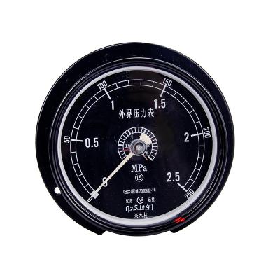 China Glycerin or Silicon Stainless Steel Radial or Axial Antivibration Oil Filled Pressure Gauge for Ship for sale