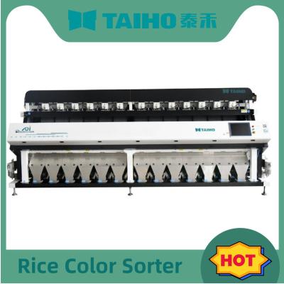 China Taiho High Capacity Grain Rice Mill Color Sorter Machine with Rice Packing Machine for sale