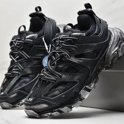 China Famous Brand Sneaker Famous Brand Shoes Luxury Designer Retro Cushioning Dad Crystal Air Cushion Triple S 3.0 Shoes 1:1 Factory Wholesale High Quality for sale