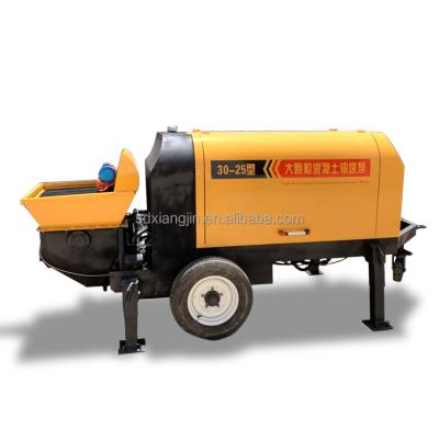 China Construction Engineering secondary structure loader small concrete pump Diesel fine aggregate delivery pump for sale