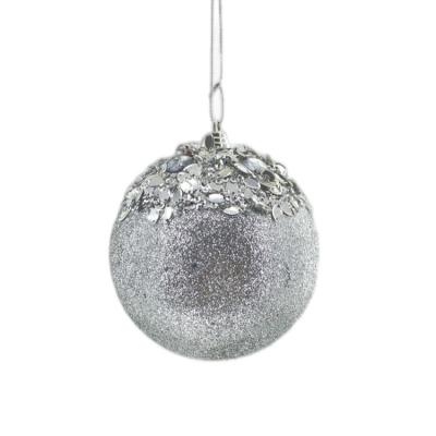 China Plastics and Scum Christmas Tree Hang Balls Decor For Indoor and Outdoor Christmas Tree Ornaments Christmas Tree Decoration Glitter Plastic Christmas Ball for sale