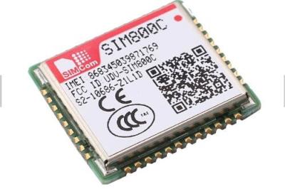 中国 最も小さいGSM GPRSモジュールSIM800C軽量の低い電力の消費0.35 Kgの 販売のため