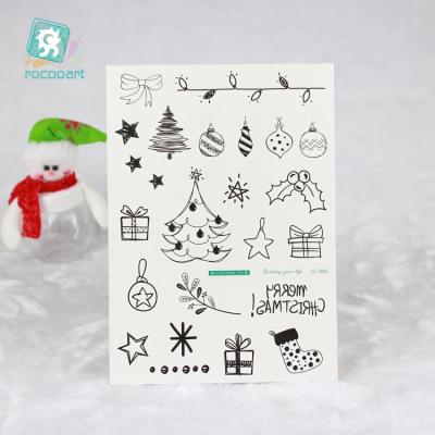 China Temporary Customize Body Backed Temporary Christmas Stickers Tattoo Waterproof for sale