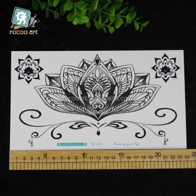 China Because-010/Latest Provisional 2016 Shapes Mandala Tatoo Women Temporary Body Big Lion Tattoo Black Lotus Tattoo Stickers for sale