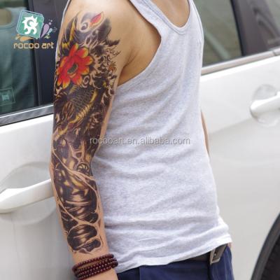 China Temporary AC - 024 / Extended Arm Durable Temporary Big Fish Tattoos Waterproof Tattoo Stickers For Adults for sale