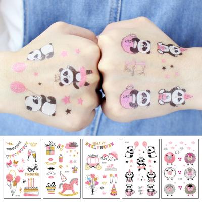 China New Arrival Pink Cartoon Bear Unicorn Dinosaur Sheep Temporary Tattoo Designs For Girls Waterproof for sale