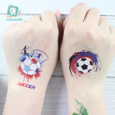 China Cartoon Children's Temporary Body Art Tattoo Waterproof Temporary Tattoo Stickers Football Team Fake Tattoo for sale