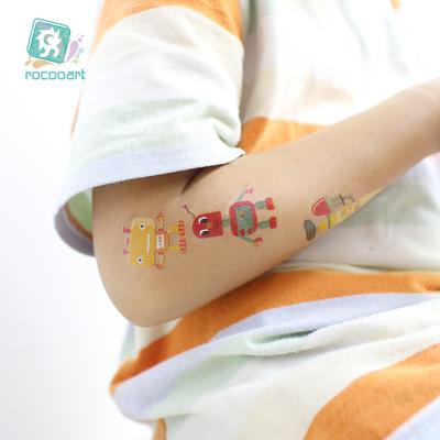 China Temporary Mini Mixed Color Cute Cartoon Robot Machine Children's Temporary Tattoo Stickers For Children for sale