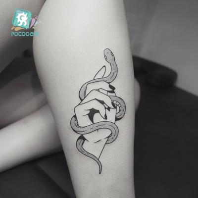 China Temporary Cool Gun Temporary Tattoos, Men Temporary Tattoo Stickers, Temporary Snake Tattoos Wholesaler for sale