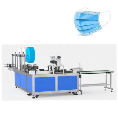 China Factory 2020 Full Automatic Washable 3ply White Small Fabrics Medical Face Mask Making Machine for sale