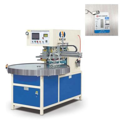 China Plastic Wedling Factory Outlet High Frequency Automatic Rotary Plastic Welding Machine For Loaders Etc Blister Wrapping headphones for sale