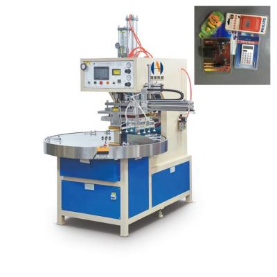 China CE Certification High Frequency Plastic PVC/TPU/PET Automatic Rotary Wedling Blister Welding And Cutting Machine for sale