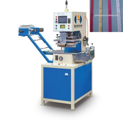 China Ribbon Embossing Automatic High Frequency Pneumatic Small Ribbon Embossing Machine for sale